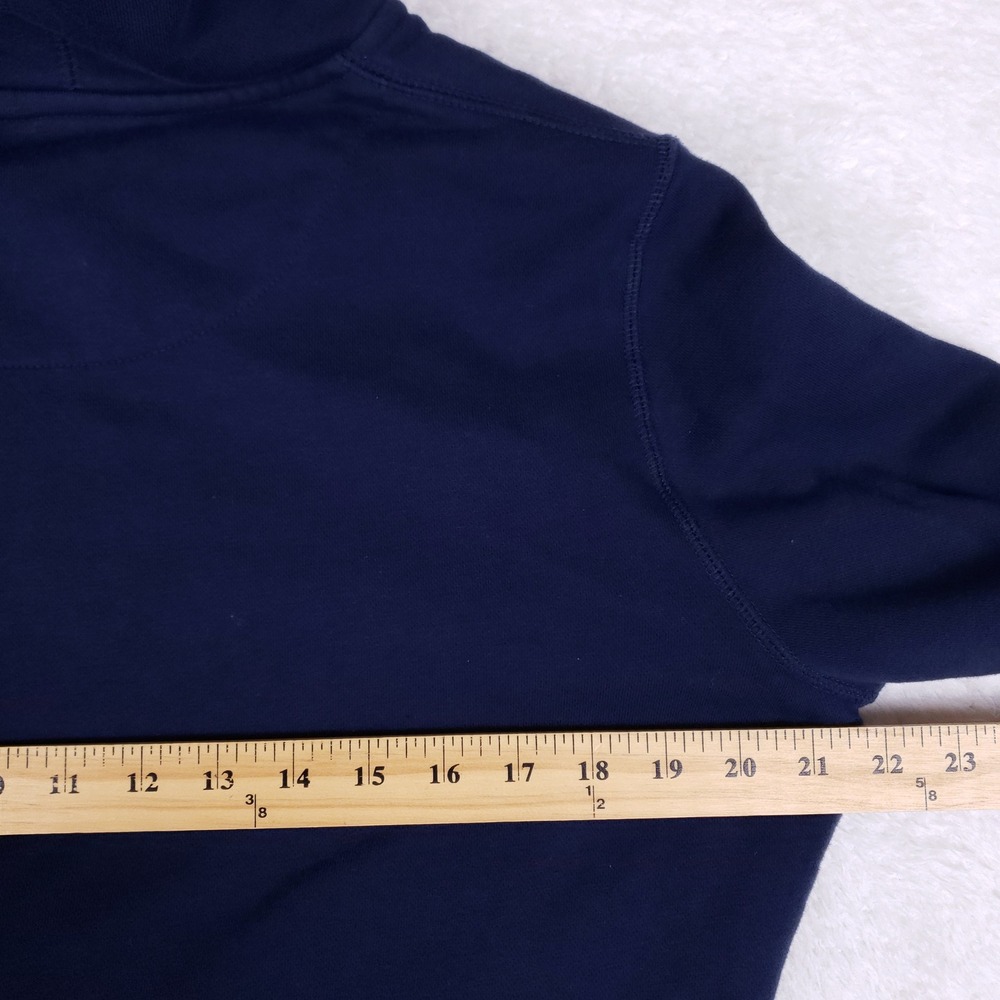 Nike Rams Full Zip Hoodie Mens XL NFL Team Apparel Navy Blue Fleece Swoosh - Picture 7 of 8